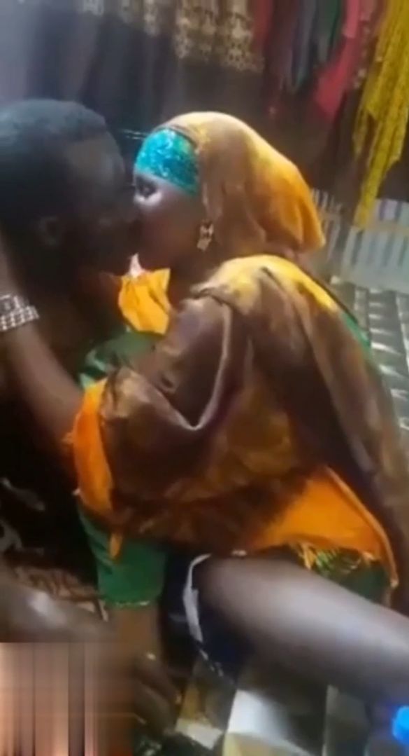 Naughty somali couple ready for a steamy session